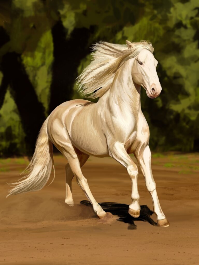 2020/3/25 “Gold Horse” Procreate