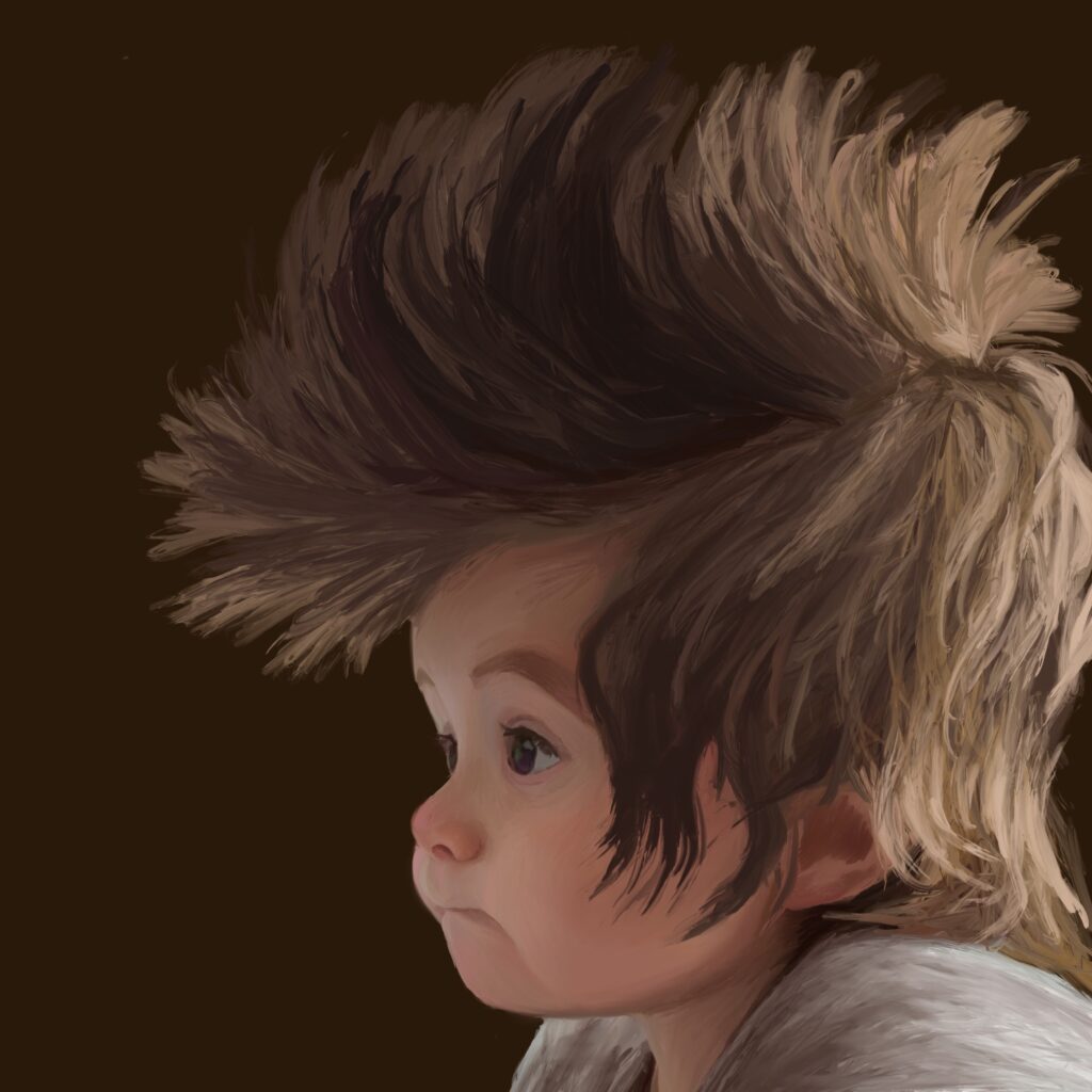 2020/5/3 “Hair Baby” Procreate