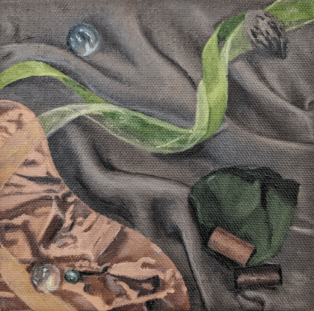 2022 Fall “Texture Study 6×6” Oils on Canvas