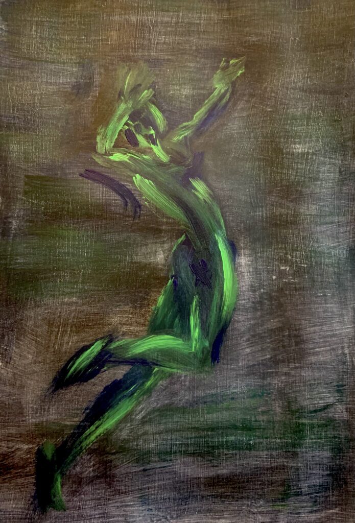 2024 Spring “Gesture 3” Acrylic on Paper