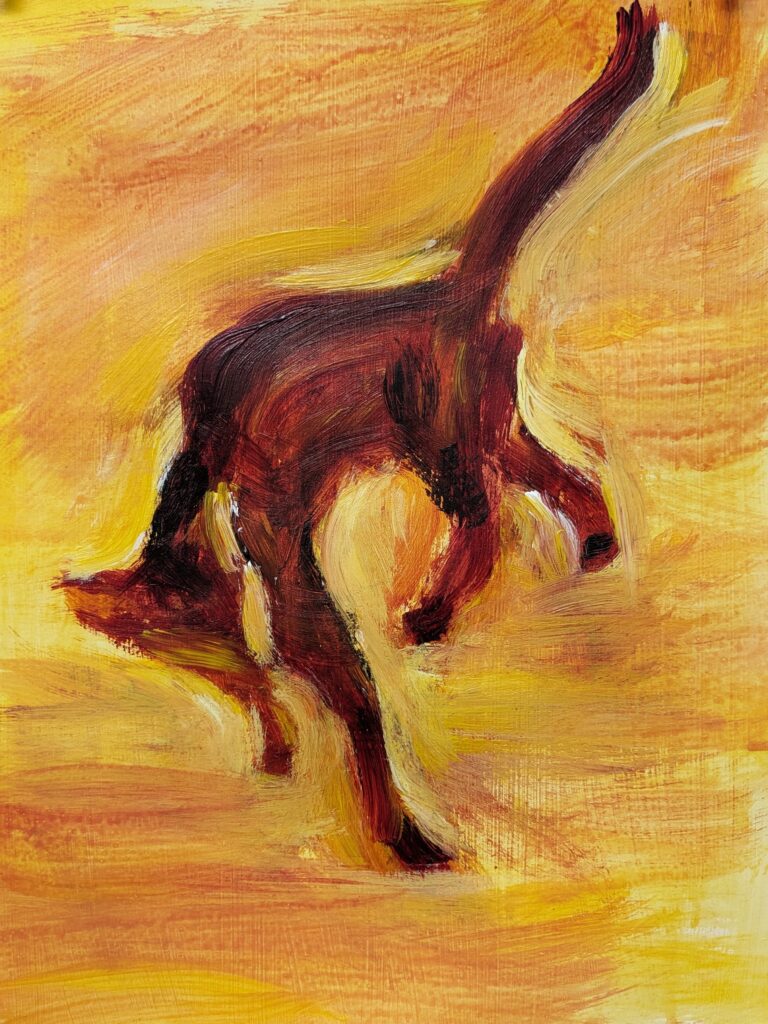 2024 Spring “Greeting” Acrylic on Paper