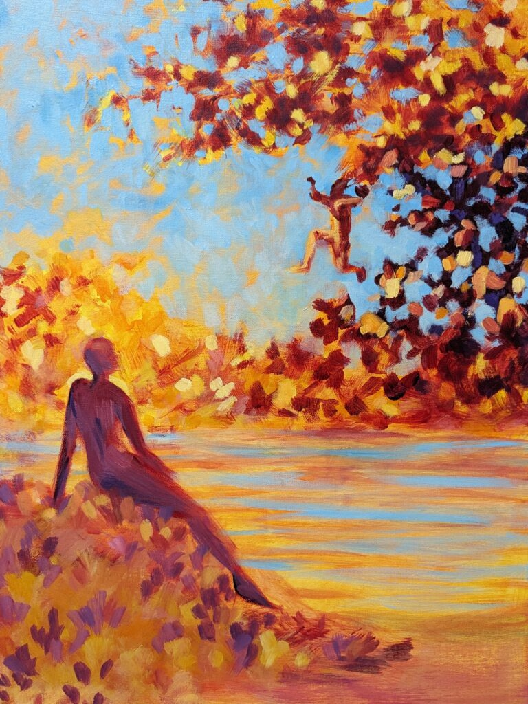 2024 Spring “Leap” Acrylic on Canvas