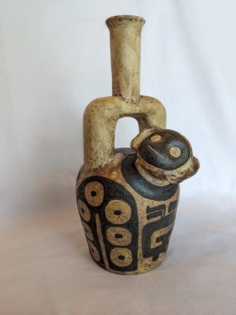 2023 “Fungus Candleholder” Brown Clay and Glazes