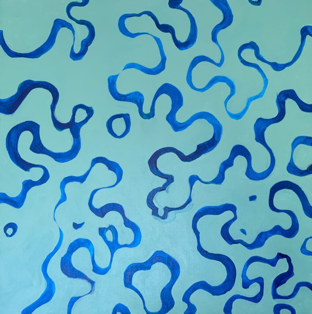 2024 Spring “Bubble River” Acrylic on Canvas