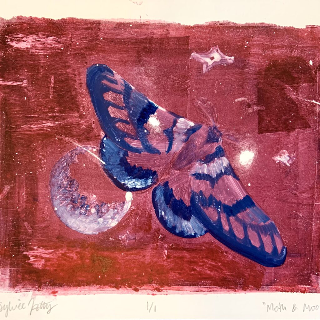2024 Spring “Moth and Moon” Ink on paper