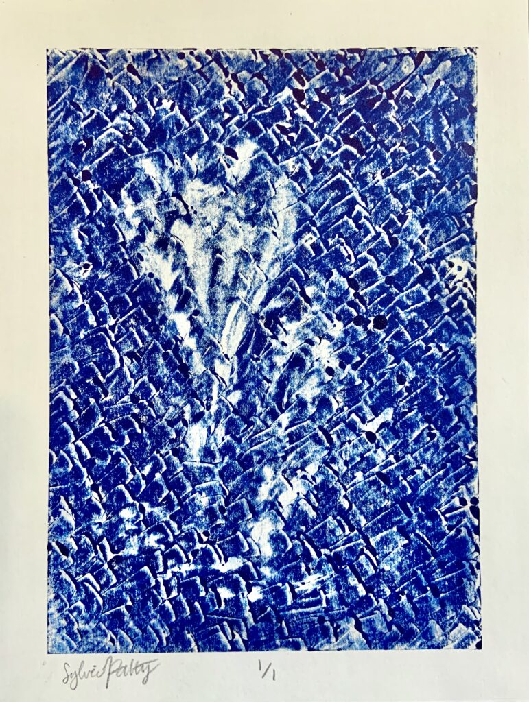 2024 Spring “Crocus Rain” Ink on Paper